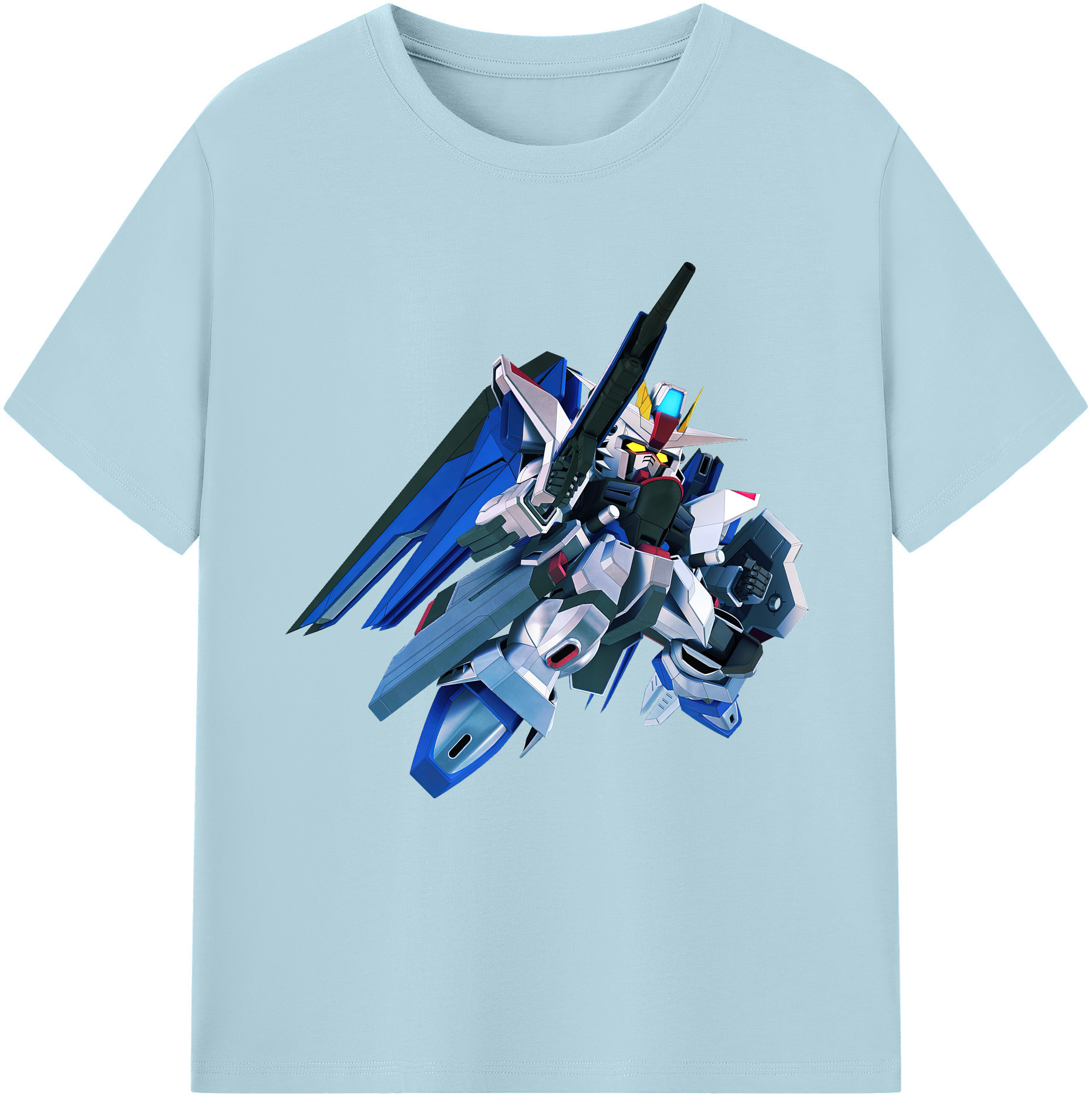 （画像用） 機動戦士ガンダム Mobile Suit Gundam 綿100％半袖Tシャツ（フロントプリント）